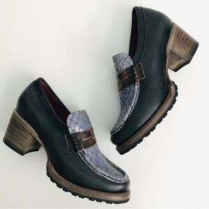 Freebird by Steven Bristol Chunky Loafers Shoes size 7.